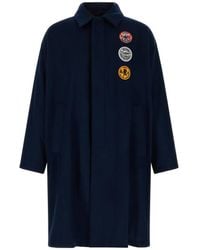 Song For The Mute - Manteau À Lettrage Brodé Et Détail De Patch - Lyst