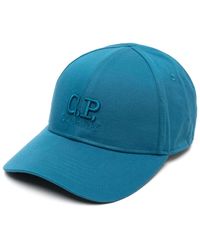 C.P. Company - Logo-embroidered Baseball Cap - Lyst