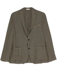 Altea - Single-Breasted Linen Blazer - Lyst