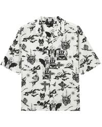 FIVE CM - Print Pocket Shirt - Lyst