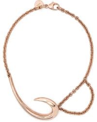 Shaun Leane - 18Kt Rose Vermeil Hook Bracelet - Lyst