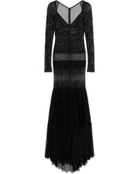 Blumarine - Lace-Panelled Gown - Lyst