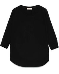 Blanca Vita - T-Shirt Con Maniche A 3/4 - Lyst