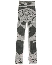OTTOLINGER - Tree Of Life Print Trousers - Lyst