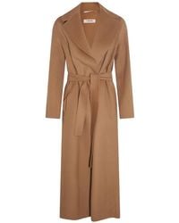 Max Mara - Abrigo De Lana Con Cinturón - Lyst