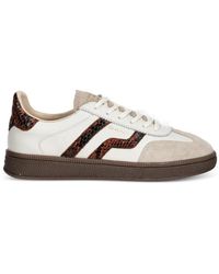 GANT - Snakeskin-Effect Panelled Sneakers - Lyst