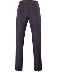 Moorer - Pleated Tailored Trousers - Lyst
