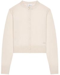 Courreges - Buckle Merino Wool Cardigan - Lyst