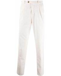 Brunello Cucinelli - プリーツディテール コットンパンツ - Lyst
