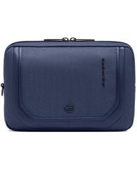 Piquadro - Leather-Trim Clutch Bag - Lyst