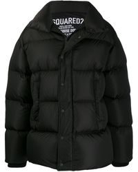 DSquared² Feather Down Jacket - Black