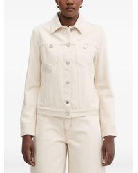 Trussardi - Button-Up Denim Jacket - Lyst