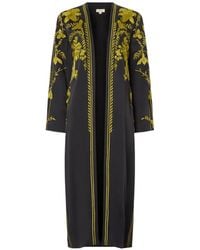 Temperley London - Abrigo Thisbe Con Bordado Floral - Lyst