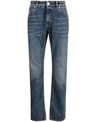 Etro - Pegaso-Motif Slim-Cut Jeans - Lyst