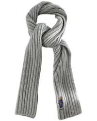 Polo Ralph Lauren - Sciarpa Polo Bear A Coste - Lyst