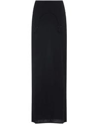 Jean Paul Gaultier - Suspender-Detail Maxi Skirt - Lyst