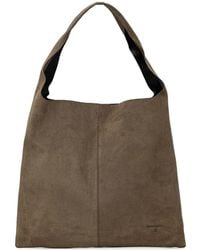 Patrizia Pepe - Suede Logo-Embossed Tote Bag - Lyst