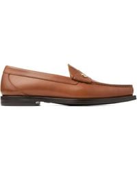 Jimmy Choo - Ethan Brushed Leather Loafers - Lyst