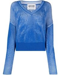 Moschino - Tweekleurige Trui - Lyst