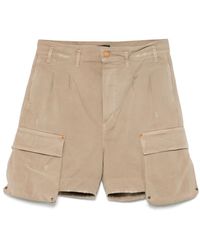 Cultura - ロゴパッチ ショートパンツ - Lyst