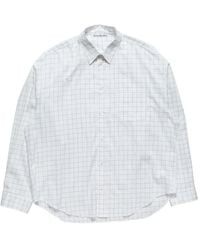 Acne Studios - Camisa A Cuadros Con Botones - Lyst