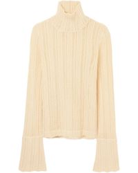 Séfr - Maglione A Coste Con Collo Alto - Lyst