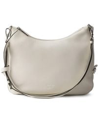 Prada - Fold Large Leather Shoulder Bag - Lyst