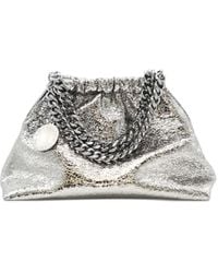 Stella McCartney - Chain-Strap Ruched Clutch Bag - Lyst
