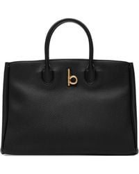 Burberry - Signature Rocking Horse Leather Tote - Lyst