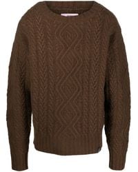 Martine Rose - Cable-Knit Jumper - Lyst
