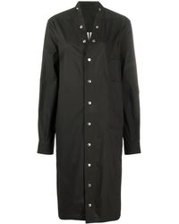 Rick Owens - Press-Stud Shirt Dress - Lyst