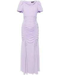 De La Vali - Maxi-Jurk Met Ruches - Lyst