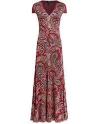 Etro - Robe Mi-Longue À Motif Cachemire - Lyst