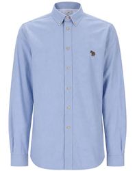 Paul Smith - Zebra-Patch Button-Down Shirt - Lyst