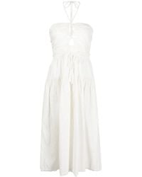 Ulla Johnson - Ella Halterneck Midi Dress - Lyst