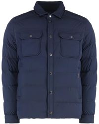 Moorer - Quilted Shirt-Collar Jacket - Lyst