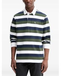 Levi's - Union Rugby Striped Long-Sleeve Polo Shirt - Lyst