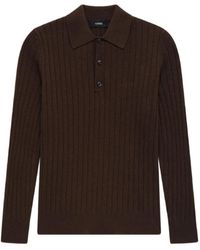 Amiri - Soft-Rib Knit Polo Shirt - Lyst