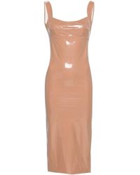 Atu Body Couture - Vestido de tubo midi con efecto charol - Lyst