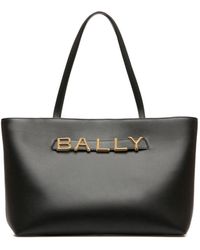 Bally - Bolso shopper con letras del logo - Lyst