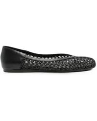Ancient Greek Sandals - Aeropi Woven-Design Ballet Flats - Lyst