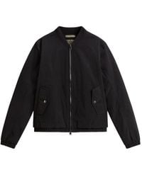 Woolrich - Bomberjacke mit gerippten Bündchen - Lyst