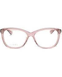 Gucci - Cat-Eye Frame Glasses - Lyst
