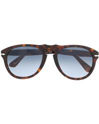 Persol - Round Framed Sunglasses - Lyst