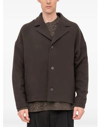DEVOA - Single-Breasted Peacoat - Lyst
