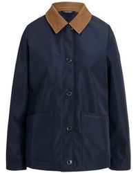 Ralph Lauren - Collared Barn Coat - Lyst