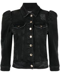 retroféte - Giacca Denim Ada Con Maniche A Palloncino - Lyst