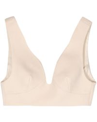 Jil Sander - Virgin-Wool Brallete Top - Lyst