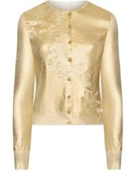 Oscar de la Renta - Cardigan Con Decorazione - Lyst