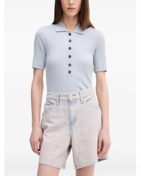 Marc O' Polo - Ribbed-Knit Polo Shirt - Lyst